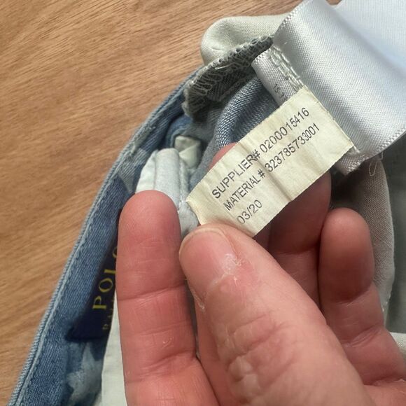 Polo Ralph Lauren Girls 16 Star Print Chambray Shorts Blue Denim Americana - Picture 4 of 5